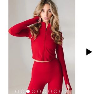 Vitality - Cloud II Jacket in colour cherry red | size 2xs